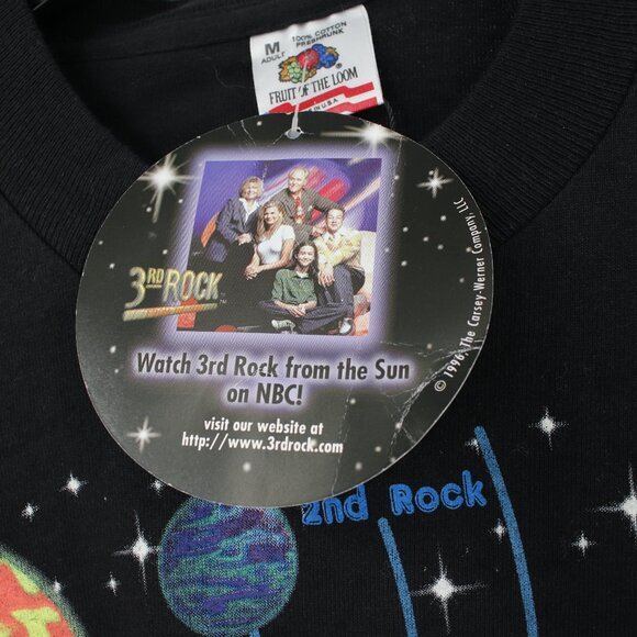NWT Vintage 1996 The 3rd Rock shirt Mens M From The Sun Black Solar System TV - Picture 4 of 11